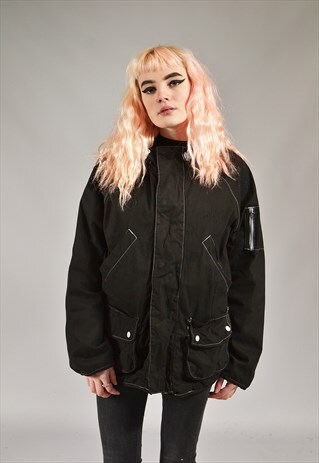 VINTAGE LEVI'S BLACK COTTON JACKET