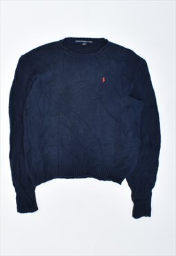 90's Polo Ralph Lauren Jumper Sweater Navy Blue