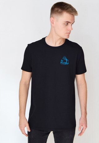 BLACK BUDDHA (BLUE) T-SHIRT