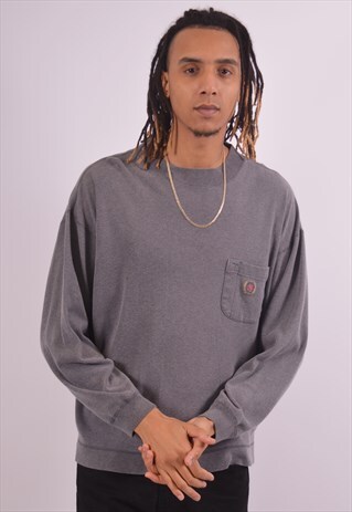 VINTAGE TOMMY HILFIGER TOP LONG SLEEVE GREY