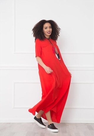 DRESS WITH POCKET DETAIL
