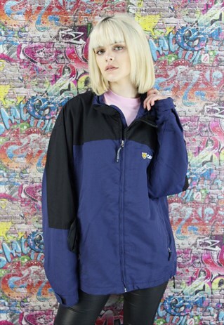 VINTAGE 90S SHELL JACKET/WINDBREAKER. UNISEX SPORTSWEAR.