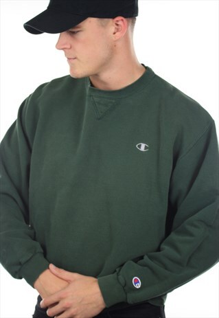 VINTAGE CHAMPION USA SMALL LOGO SWEATSHIRT JUMPER