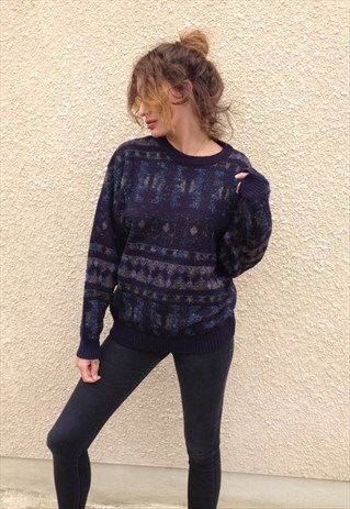 OVERSIZED RETRO VINTAGE UNISEX JUMPER