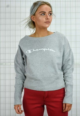 VINTAGE CHAMPION WIDE NECK SWEATSHIRT