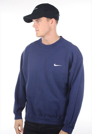 VINTAGE 90S NIKE SMALL LOGO SWEATSHIRT JUMPER