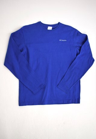 VINTAGE 90S COLUMBIA ROYAL BLUE SWEATSHIRT