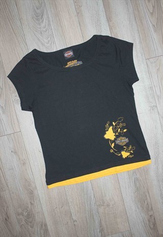 VINTAGE HARLEY DAVIDSON T-SHIRT LOGO 90S X 3.9