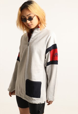 VINTAGE ADIDAS 1/4 ZIP SWEATSHIRT