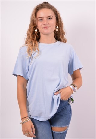 VINTAGE CALVIN KLEIN T-SHIRT TOP BLUE