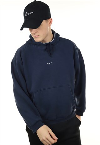 VINTAGE NIKE HOODIE NAVY
