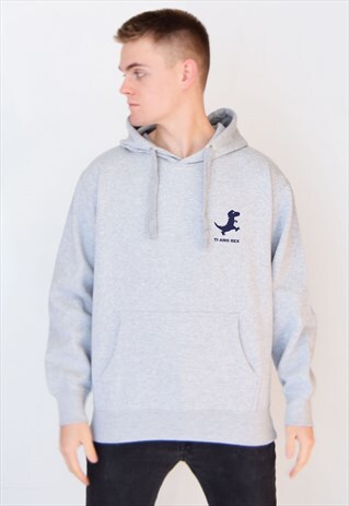 GREY TI AMO REX (NAVY) HOODIE