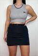 REWORKED VINTAGE ADIDAS GREY Y2K TANK CROP TOP