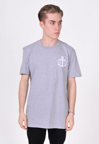 GREY V.L.N.S ANCHOR (WHITE) T-SHIRT