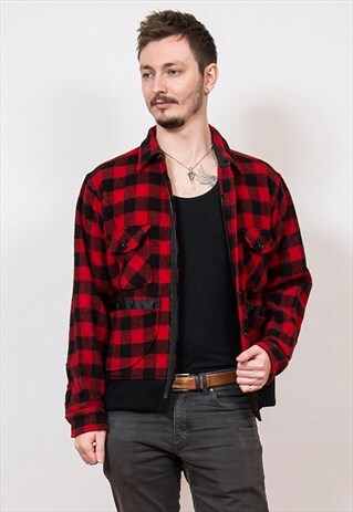 REWORKED WOOLRICH CHECK SHACKET