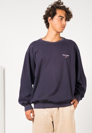 VINTAGE 90'S POLO RALPH LAUREN SWEATSHIRT / S0964