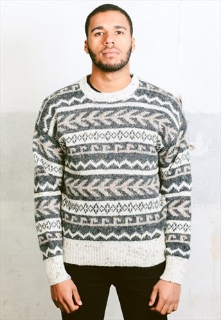VINTAGE PATTERNED JUMPER