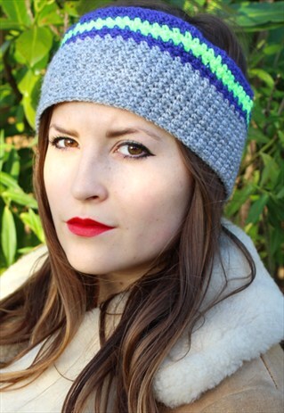 VINTAGE 90S KNIT SKI HEADBAND - ONE SIZE FITS ALL