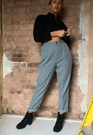 HIGH WAISTED TROUSERS