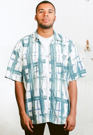 VINTAGE 90S PATTERNED SHIRT