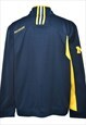VINTAGE ADIDAS NAVY TRACK TOP - XL