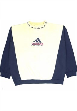 Adidas 90's Adidas Equipment Crewneck Sweatshirt Large Beige