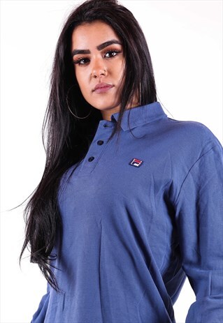 VINTAGE FILA LONG SLEEVE POLO T-SHIRT T660