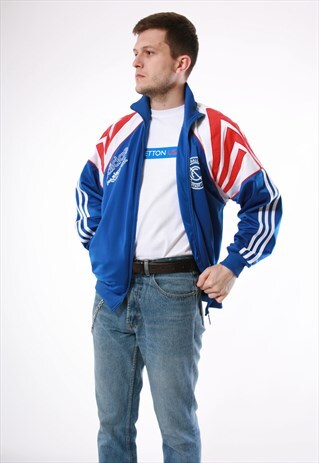 90S VINTAGE ADIDAS RARE OLDSCHOOL TRACK JACKET 13720