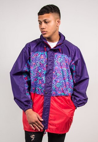 K-WAY WATERPROOF CAGOULE JACKET