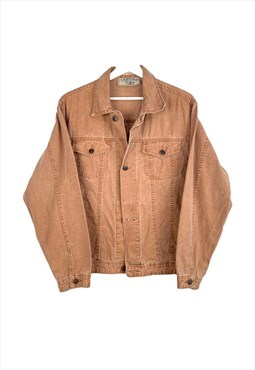 Vintage Lookids Denim Jacket in Brown M