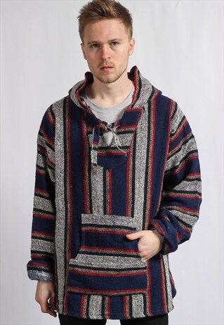 VINTAGE BAJA MEXICAN HOODIE
