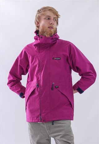 VINTAGE MENS BERGHAUS WINDBREAKER WATERPROOF GORE TEX JACKET