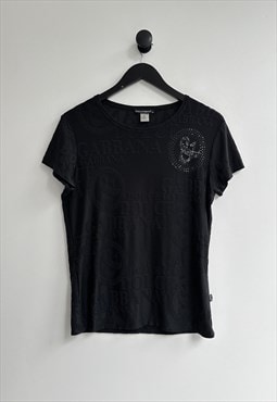 Vintage Y2K Dolce & Gabbana D&G Monogram Tee Shirt