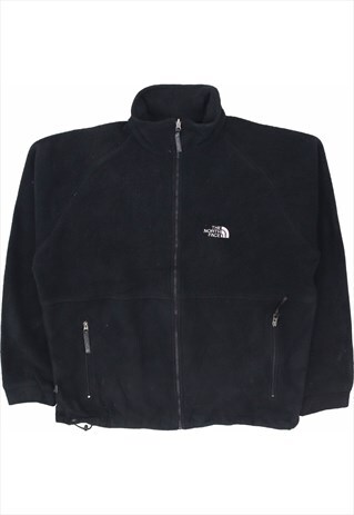 Vintage 90's The North Face Fleece Spellout Zip Up