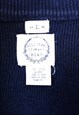 VINTAGE RALPH LAUREN JUMPER NAVY QUARTER ZIP WITH LOGO