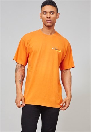 VINTAGE 80'S OVERSIZED ORANGE NIKE T-SHIRT