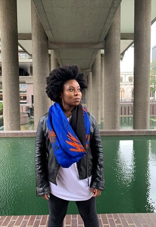 AFRICAN PRINT INFINITY SCARF
