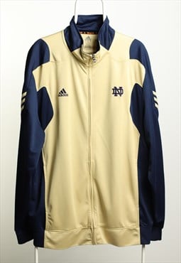 Vintage Adidas Sportswear Track Jacket Navy Mustard Size L
