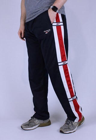 REEBOK VINTAGE PANTS MEN SPORT RARE JOGGERS