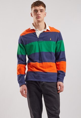VINTAGE RALPH LAUREN LONG SLEEVE POLO TOP