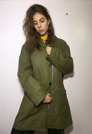 VINTAGE 90' OLDSCHOOL UNIQUE MILITARY JACKET