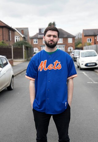 VINTAGE NEW YORK METS MLB BASEBALL JERSEY