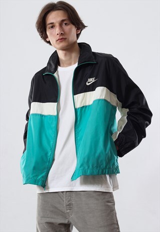 VINTAGE NIKE TRACKSUIT 80S GREEN BLACK