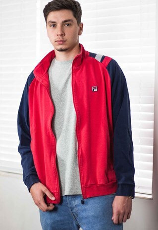 VINTAGE FILA JACKET LOGO 90S XL 18