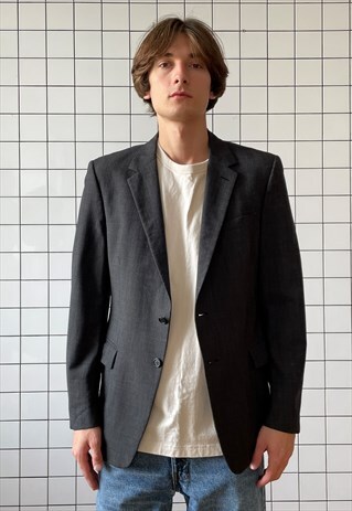 PRADA Blazer Jacket Coat Grey 