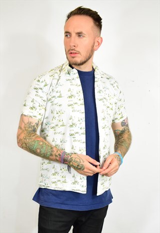 VINTAGE 90S ANIMAL PRINT FUNKY FESTIVAL SHIRT