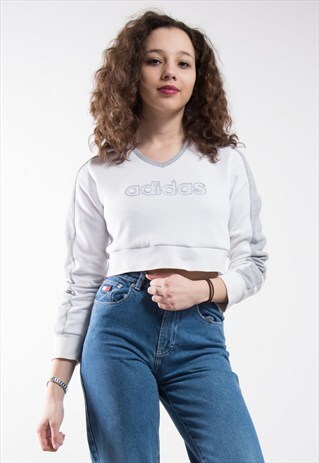 VINTAGE 90'S CROPPED ADIDAS SWEATSHIRT