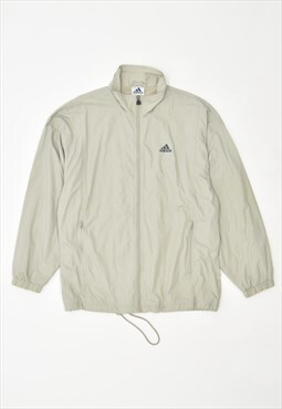 Vintage 90's Adidas Tracksuit Top Jacket Grey