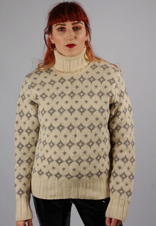 VINTAGE ICELANDIC KNIT JUMPER