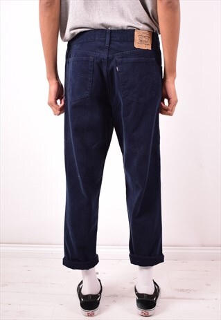 LEVI'S 440 MENS VINTAGE JEANS W36 L28 BLUE 90S